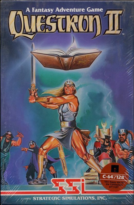 Questron II box art for Commodore 64